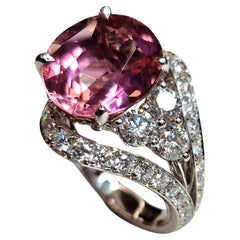 Cocktail ring with Pink Tourmaline