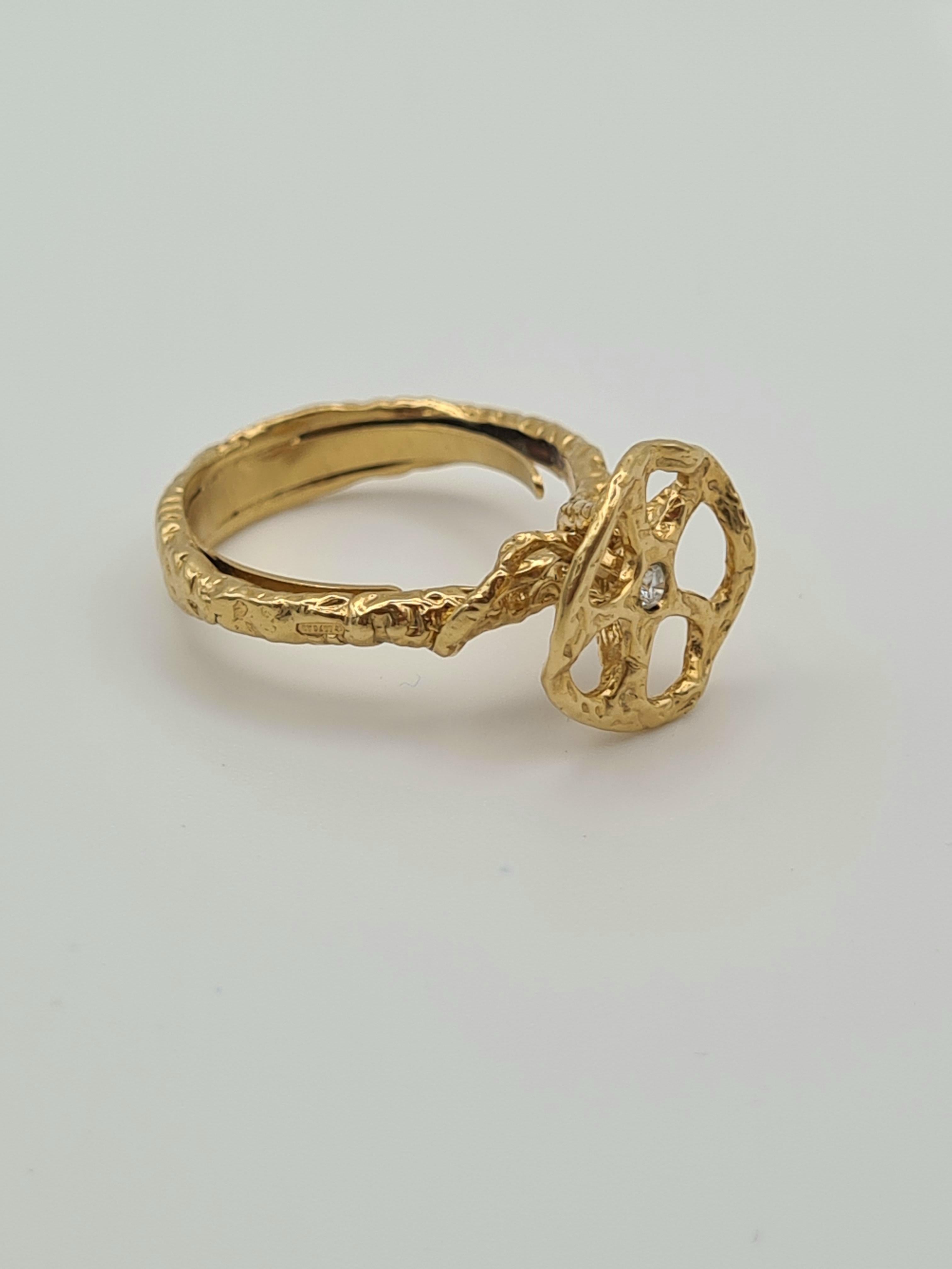 Anello collezione Disco Traforato preistorico im Angebot 4