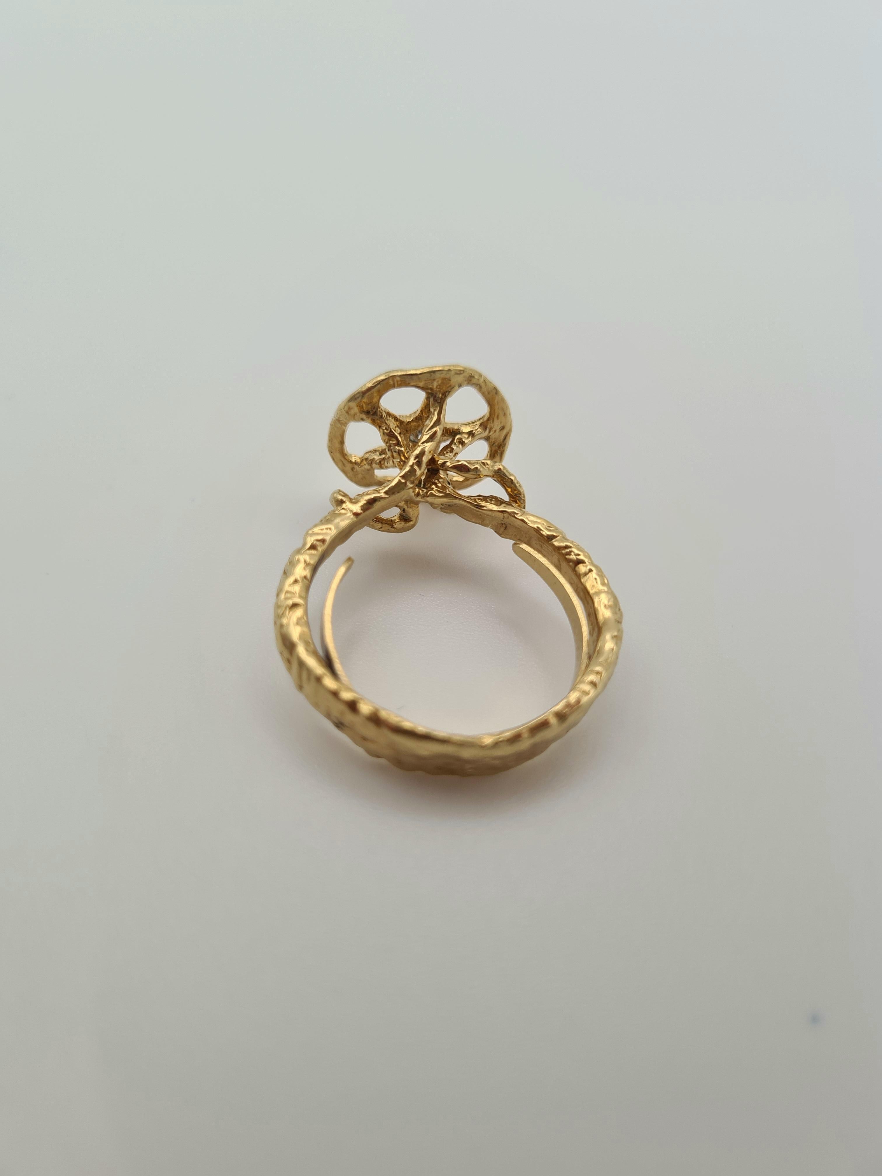 Anello collezione Disco Traforato preistorico im Angebot 1