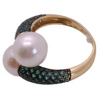 Moderno Perla, Luna & Topazio Goccia Ciondolo IN Argento Sterling Placcato Oro Moderno Perla, Luna & Topazio Goccia Ciondolo IN Argento Sterling Placcato Oro