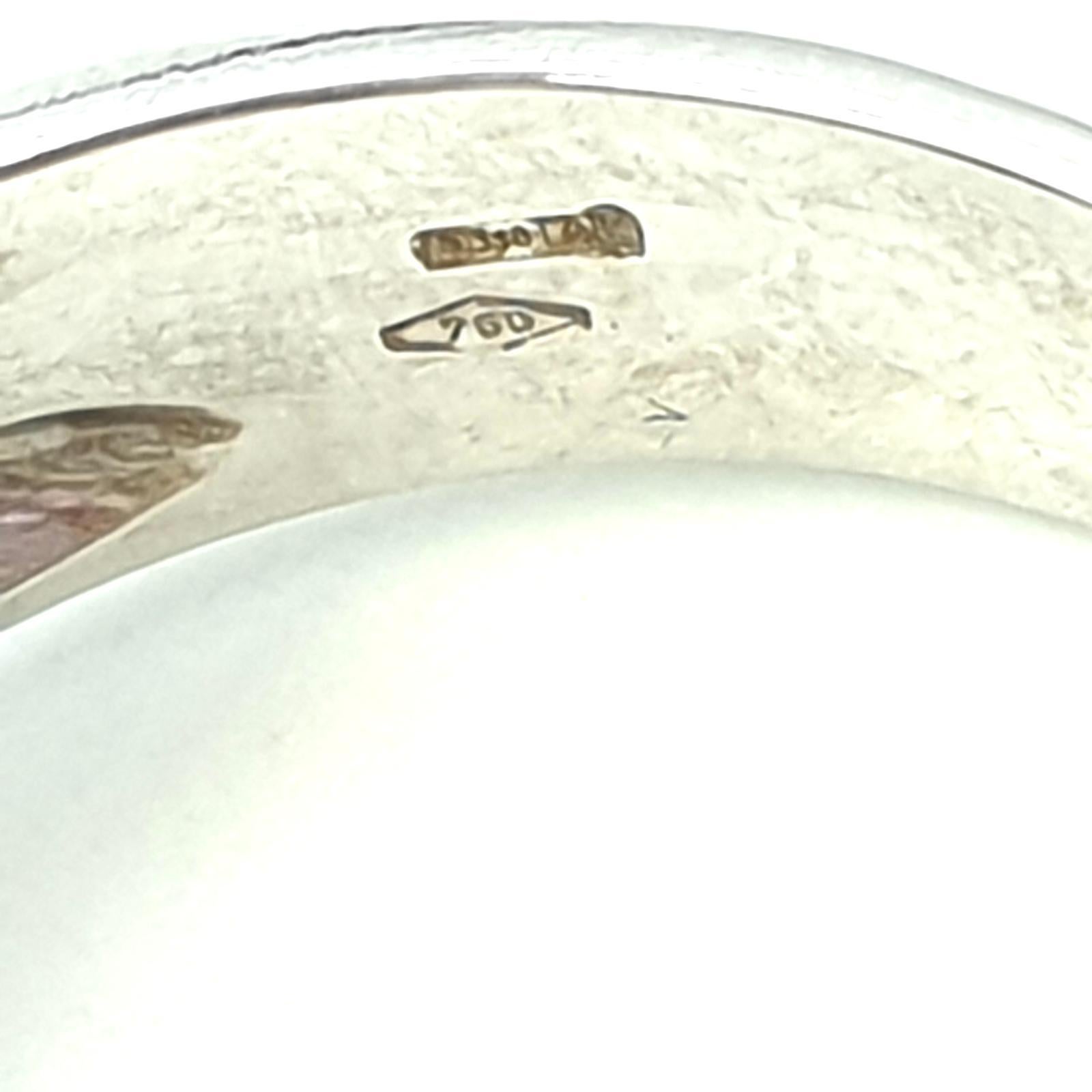 Women's Damiani band ring paved with 0.60-carat diamonds VVS1/F For Sale