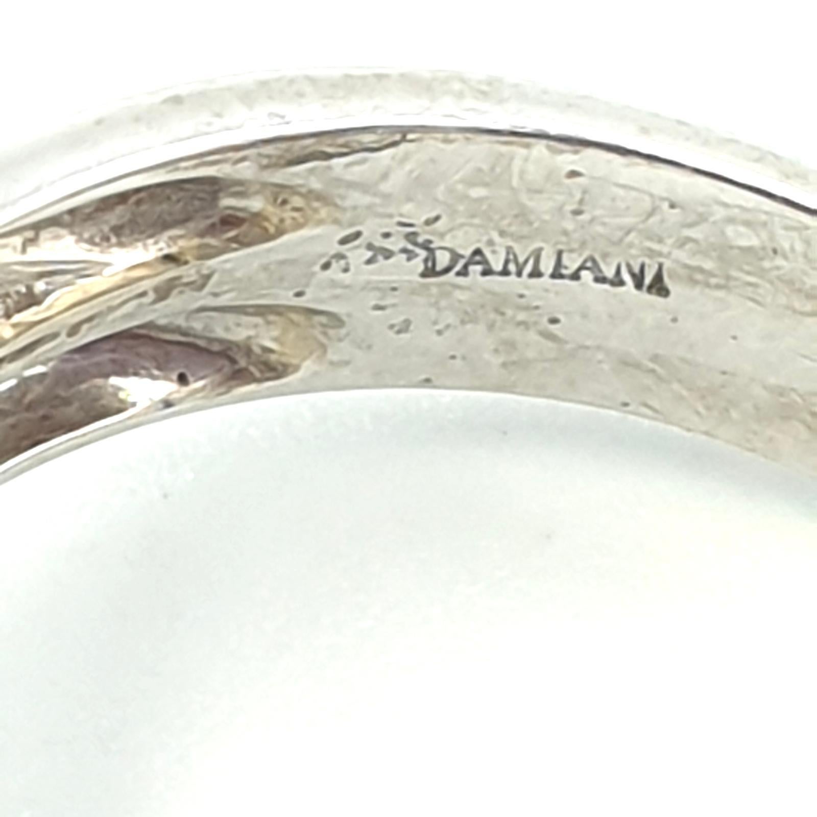 Damiani band ring paved with 0.60-carat diamonds VVS1/F For Sale 1