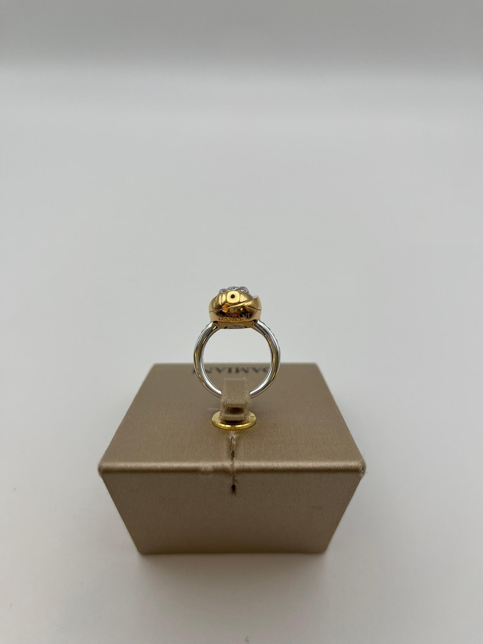 Damiani Bocciolo Ring aus 18 kt Rot- und Weißgold. im Angebot 3