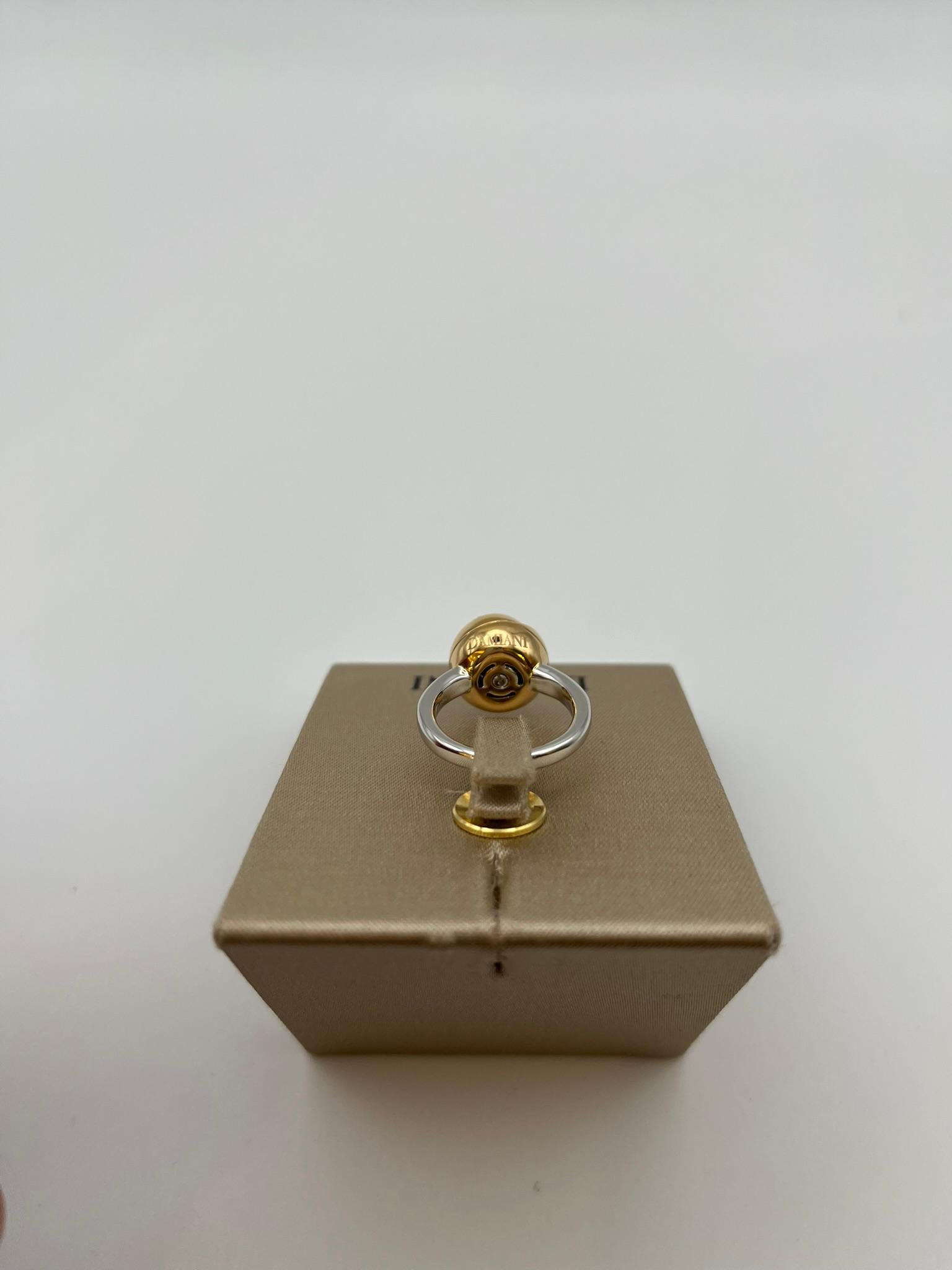 Damiani Bocciolo Ring aus 18 kt Rot- und Weißgold. im Angebot 4