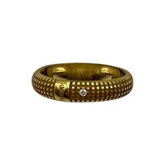 Damiani Metropolitan Ring aus 18 kt. Gelbgold mit Diamant