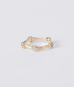 Bague de fiançailles moderne en diamant