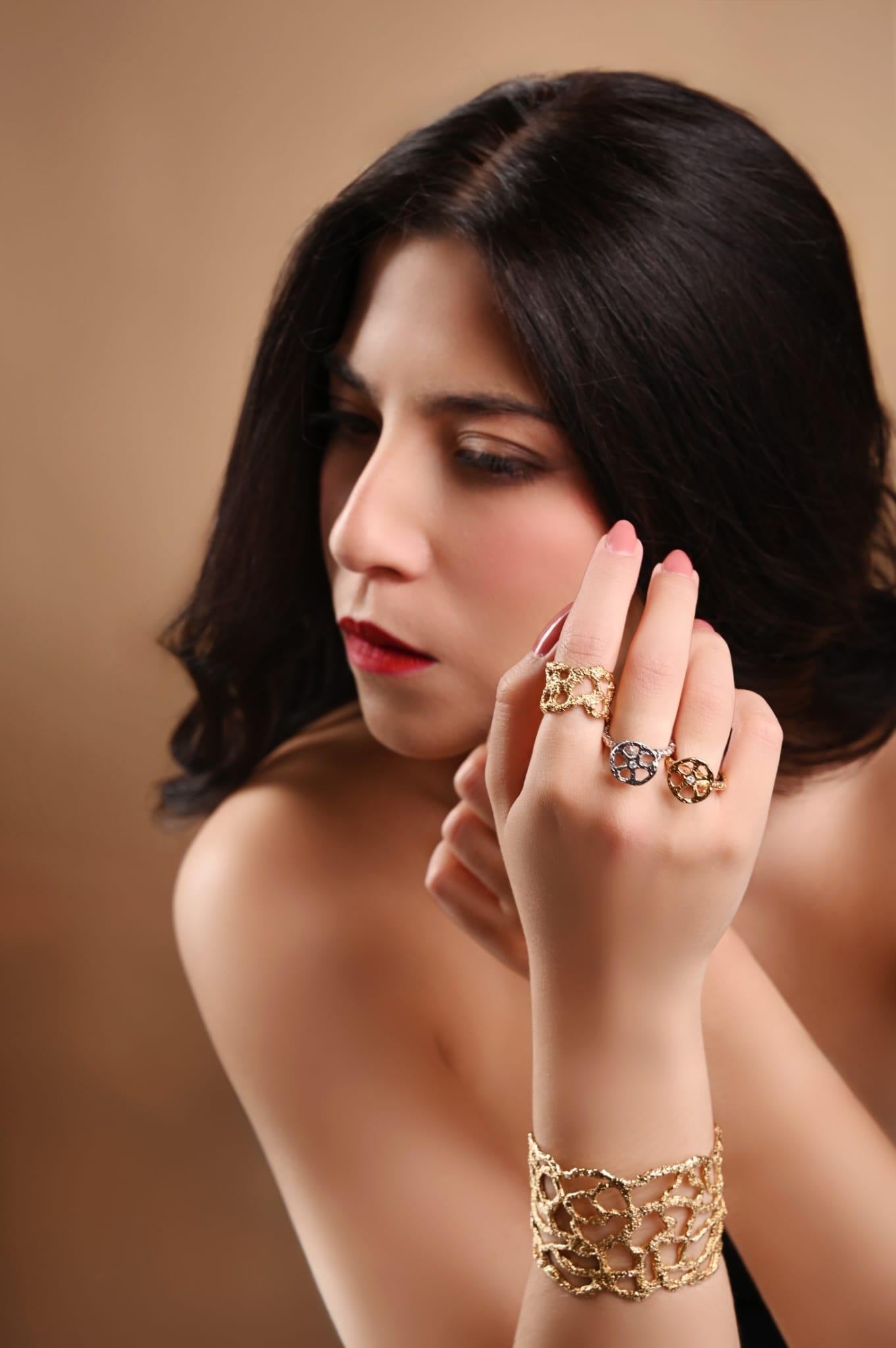 Anello Fascia collezione Disco Traforato preistorico im Angebot 9
