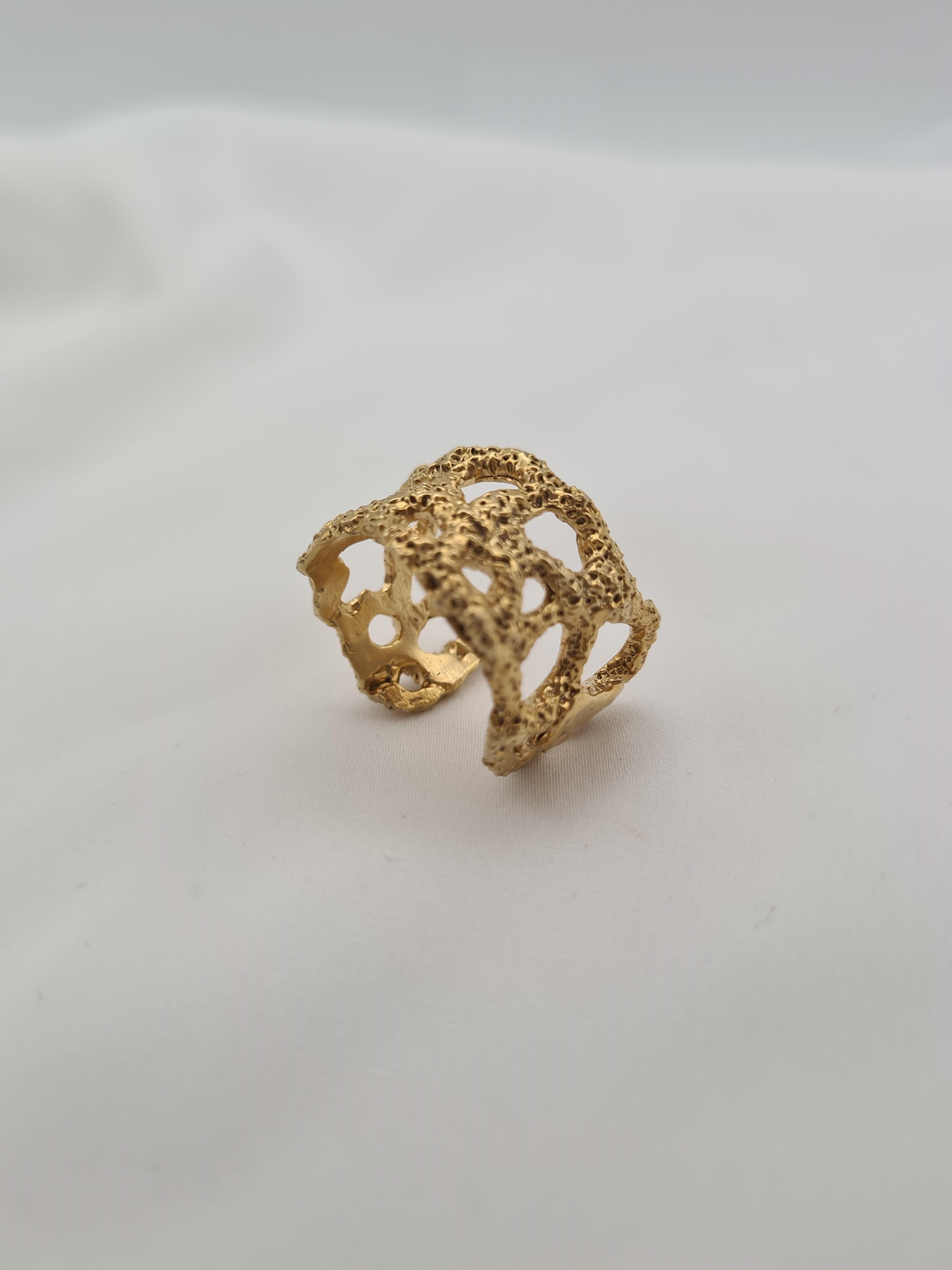Anello Fascia collezione Disco Traforato preistorico im Angebot 3
