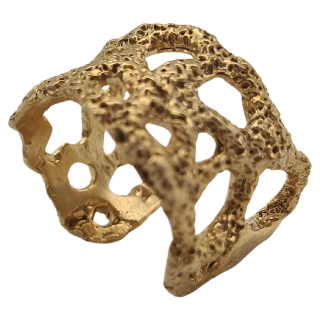 Anello Fascia collezione Disco Traforato preistorico