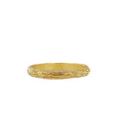 Anello Fede Matrimonio Sacchi in Oro Giallo Satinato 18k