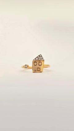 Francesca Villa Ring in Rose Gold and Diamonds