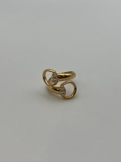 Gucci ring in 18 kt. rose gold with diamonds