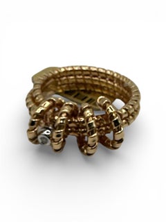 18 kt Rose Gold and Diamond Ring - TORCHON Collection *