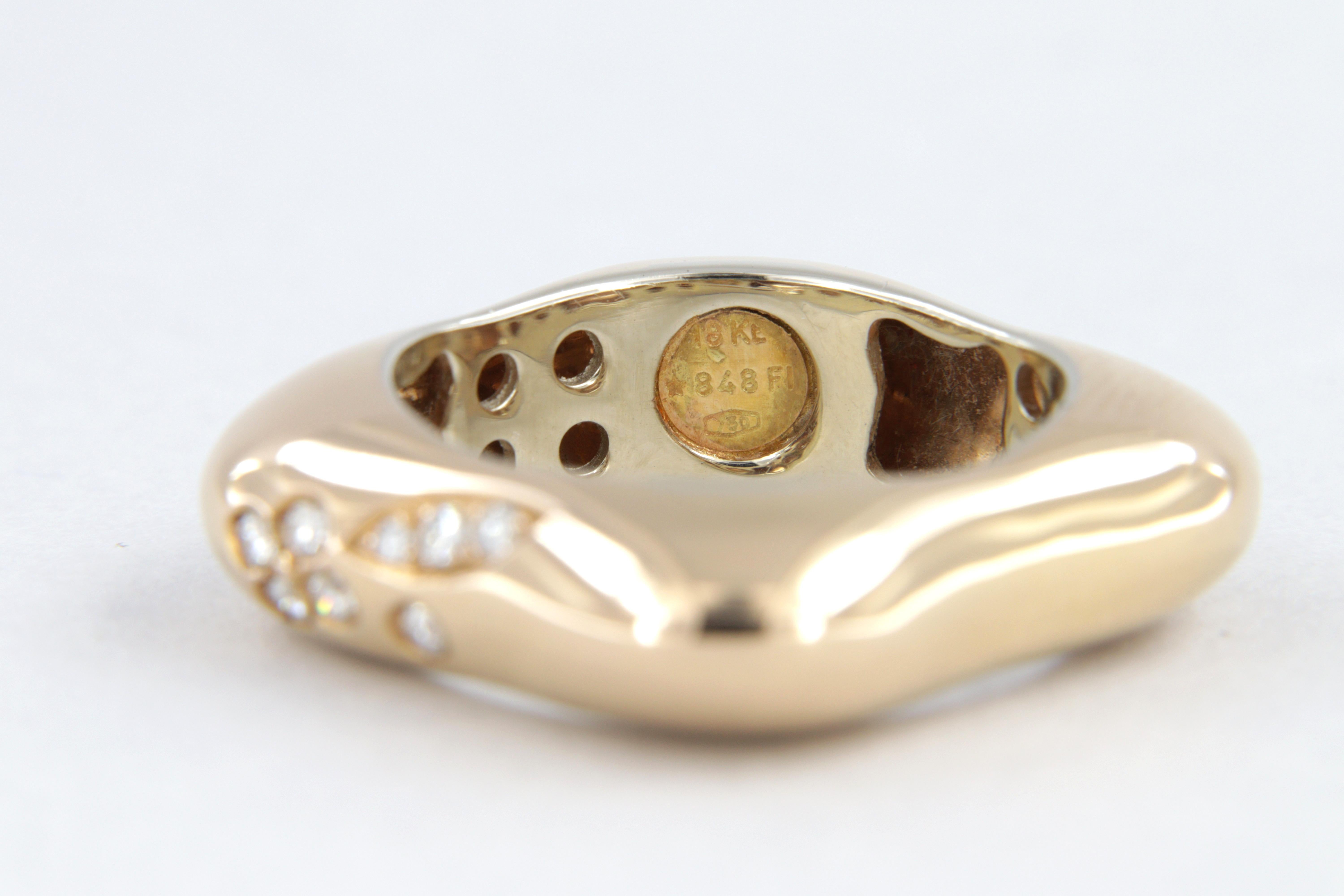 La Nouvelle Bague ring with diamonds in gold 5