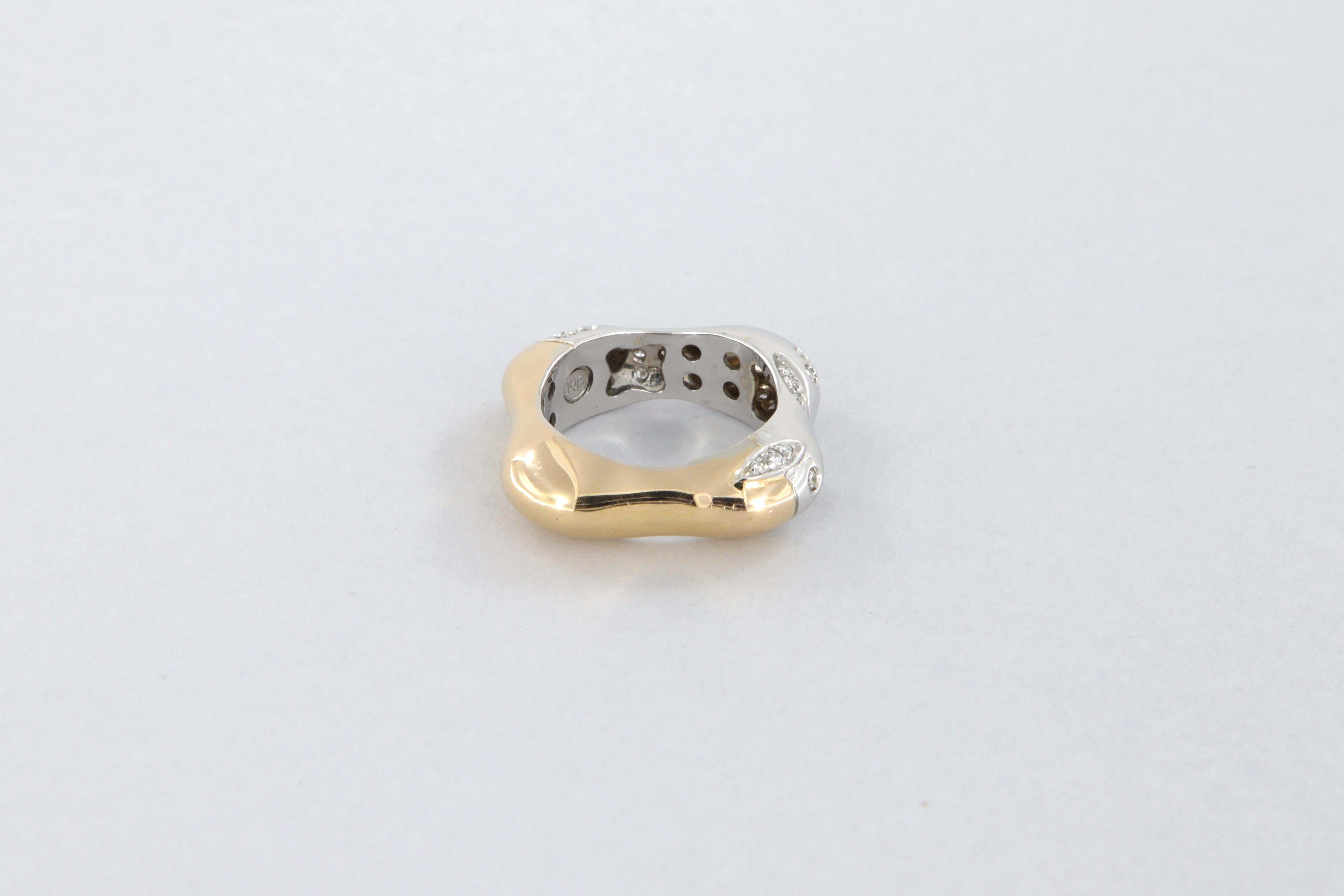 La Nouvelle Bague ring with diamonds in gold 6