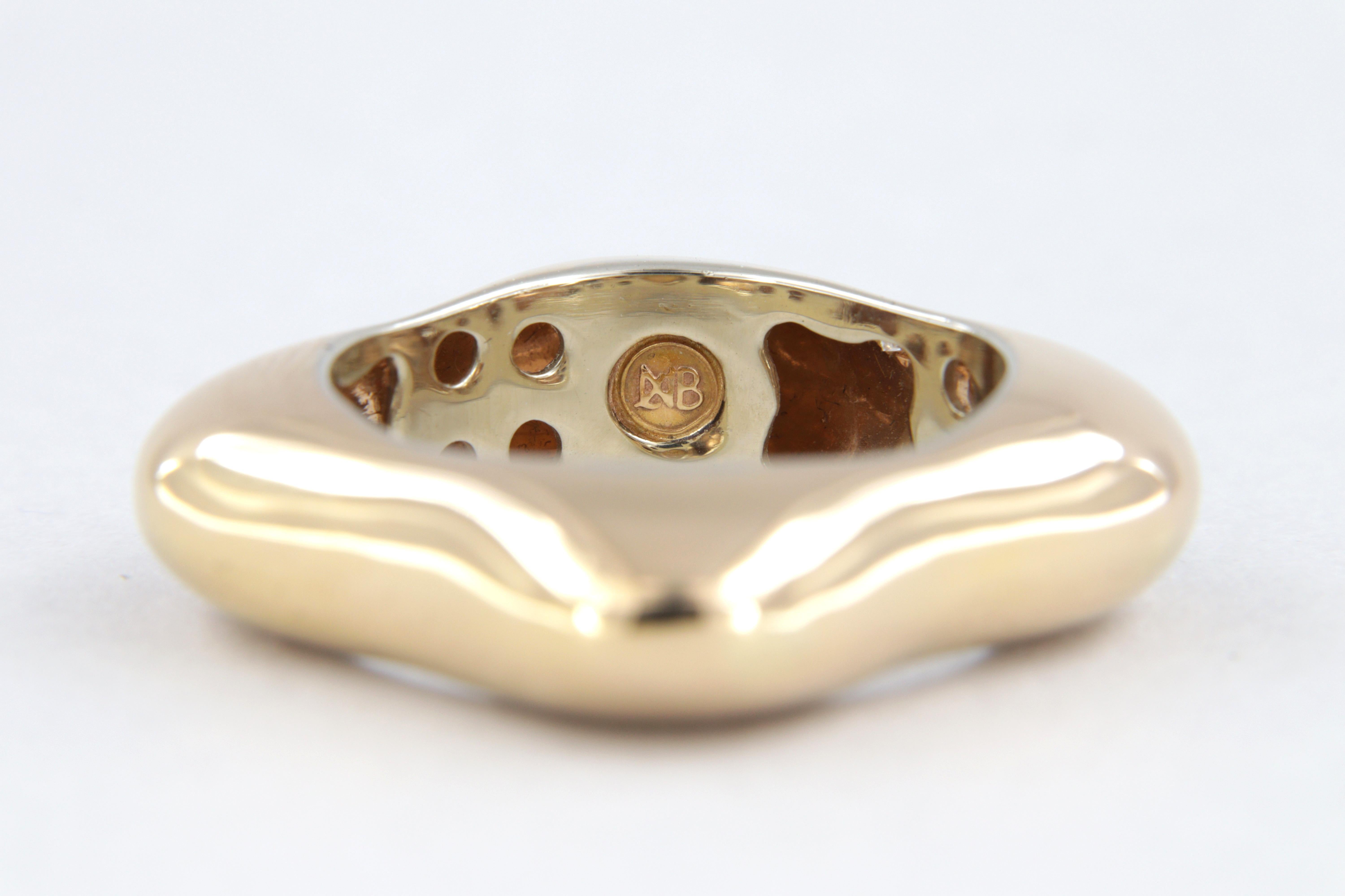 La Nouvelle Bague ring with diamonds in gold 6