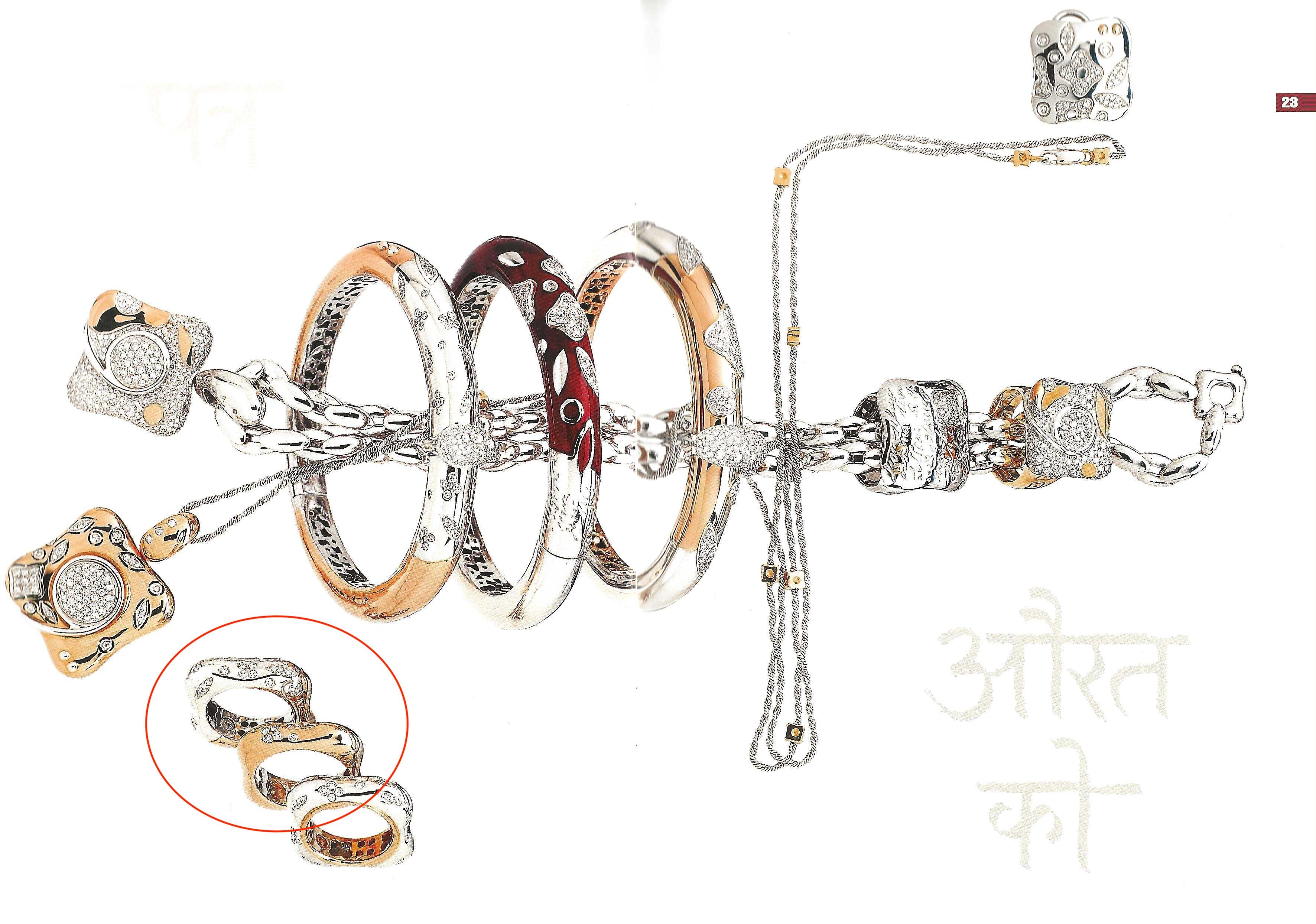 La Nouvelle Bague ring with diamonds in gold 7