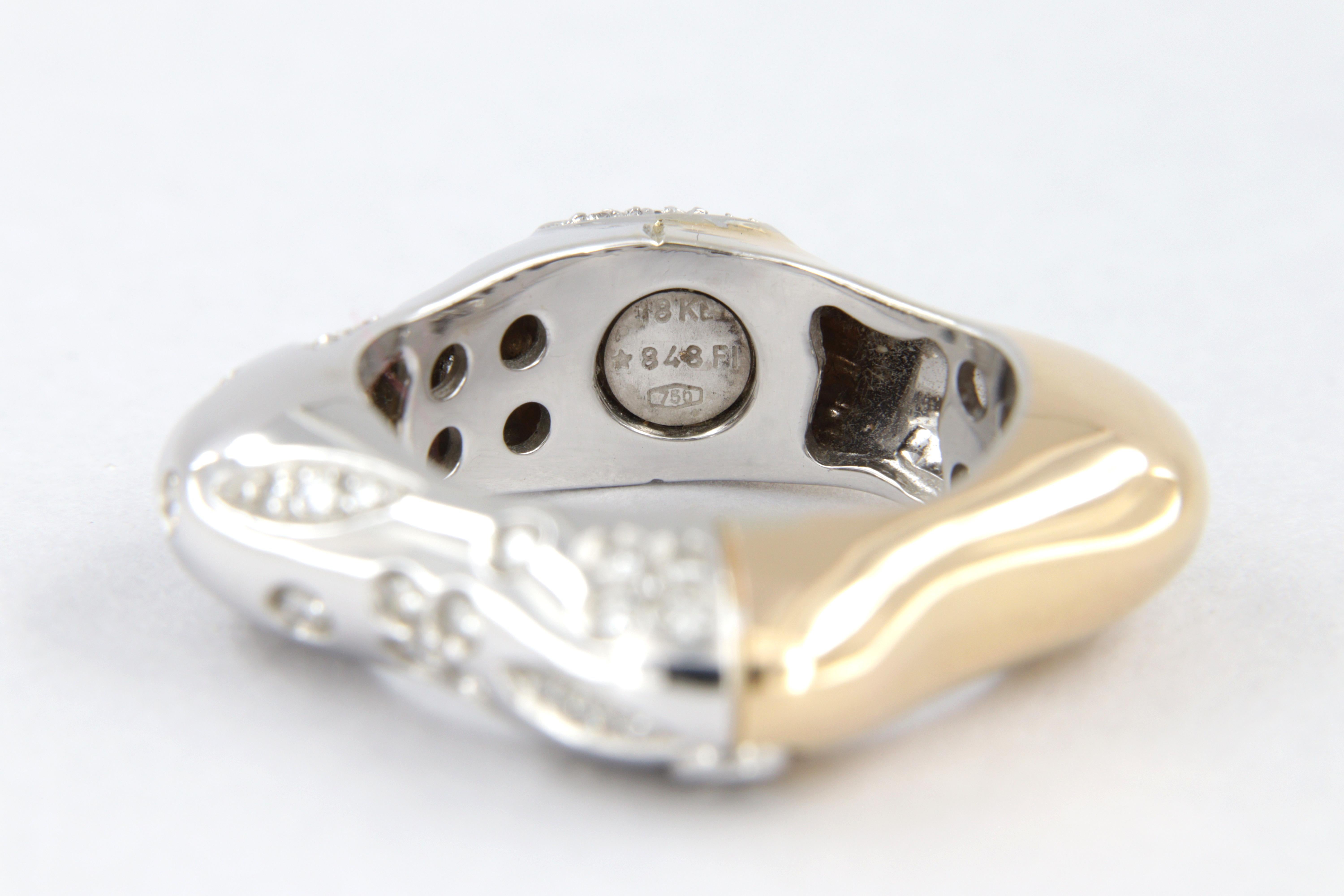 La Nouvelle Bague ring with diamonds in gold 9