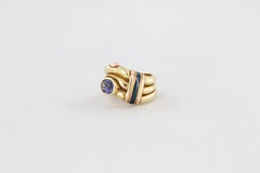 Anello La Nouvelle Bague oro smalto e iolite