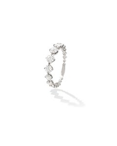 LIGHT ring in white gold and brilliant-cut diamonds
