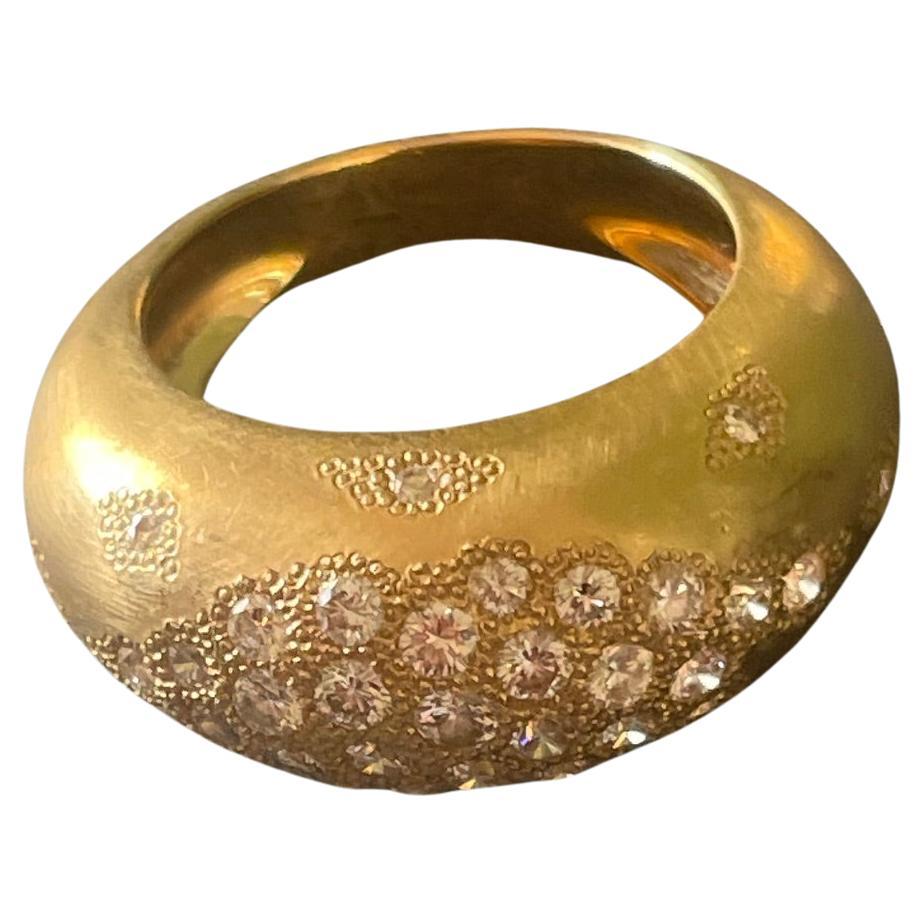 18k gold ring diamonds