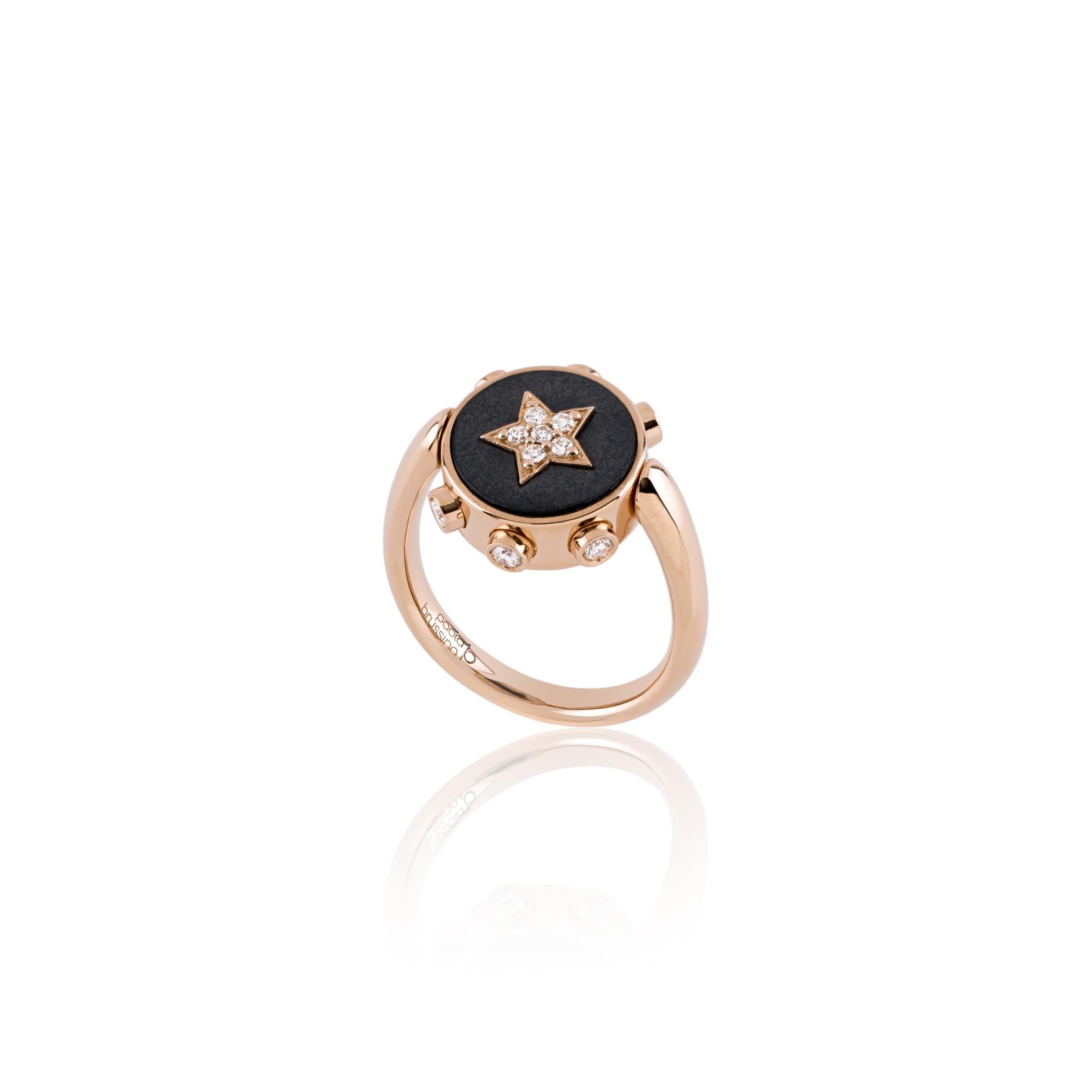 La collezione LIKE A STAR di Paola Brussino celebra l'incontro tra luce, materia e immaginazione, trasformando il gioiello in simbolo di sogno e desiderio. Ogni oggetto riflette l'eccellenza del design e della manifattura italiana con un linguaggio