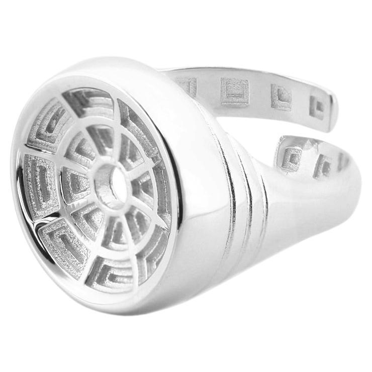 Anello Sigillo Pantheon Silber Ring von CoRo Jewels