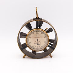 Anemometer 1950 Coal Mining Vintage Science Equipment in Brass and Steel
