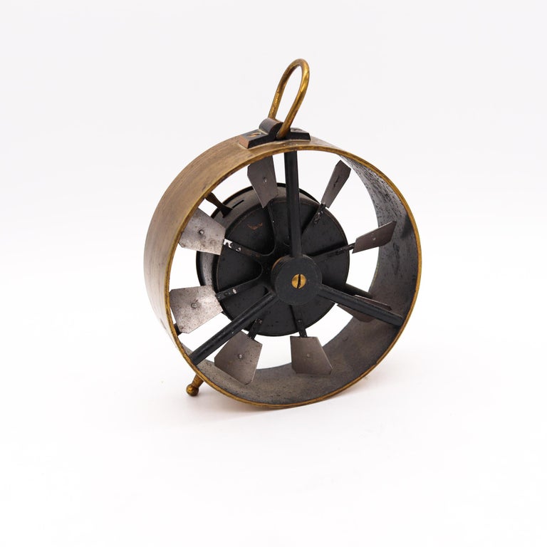 Anemometer 1950 Coal Mining Vintage Science Equipment in Brass and Steel For Sale at 1stDibs