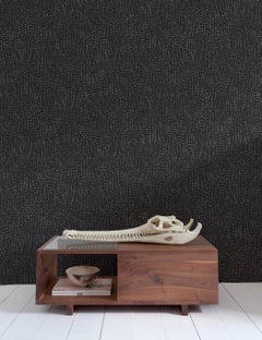 Anemone Designer-Tapete in Assam 'Multi-Color Grau und Schwarz'