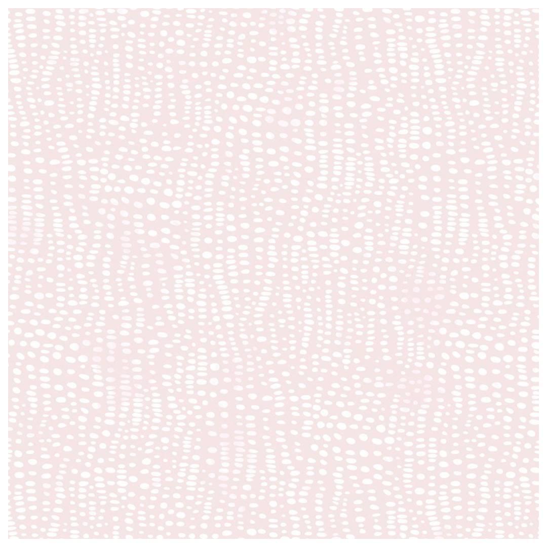 Anemone Designer Wallpaper in Jasmine 'White and Soft Pink'