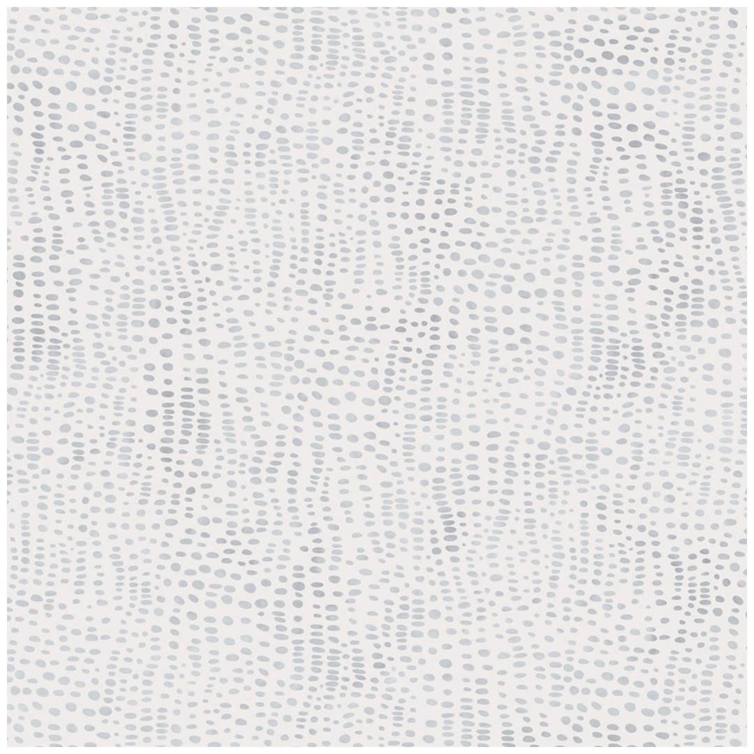 Anemone Designer Wallpaper in Moonstone 'Multicolor Blues and Grey' For Sale
