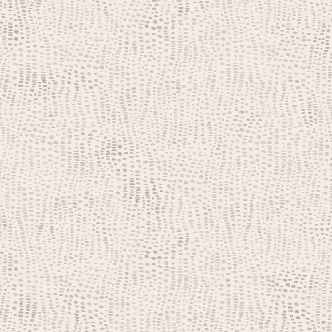 Anemone Designer Wallpaper in Opaline 'Multi-Color Pinkish-Grey and Peach' For Sale