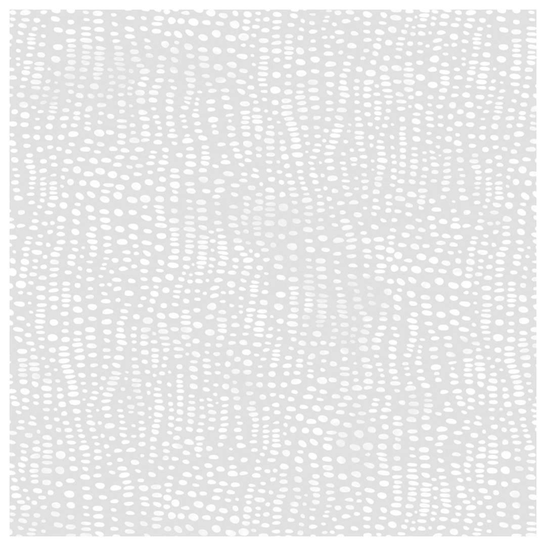 Anemone Designer Wallpaper in Winter 'White and Soft Grey' For Sale