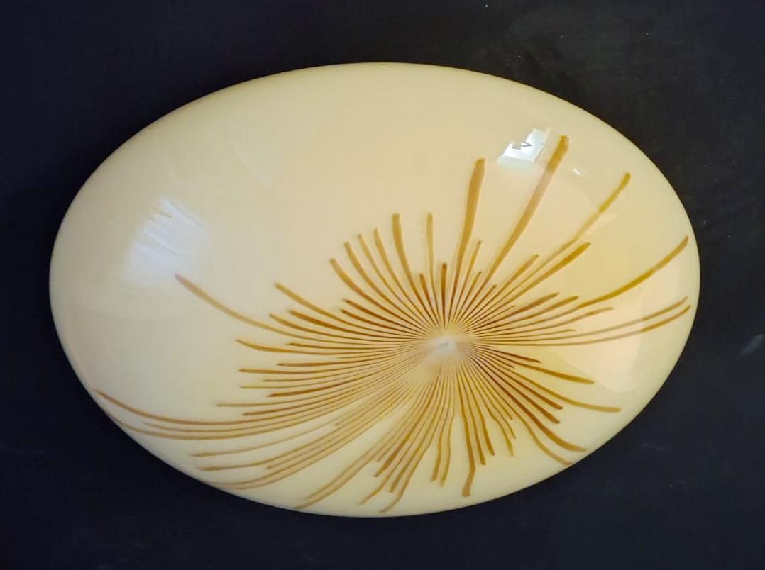 20th Century Anemone Flush Mount by Venini For Sale