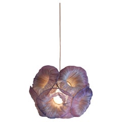 Anemone Hand-Painted Pendant Lamp by Mirei Monticelli