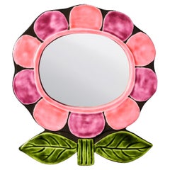 Anemone Miror with Ceramic Frame by Mithé Espelt
