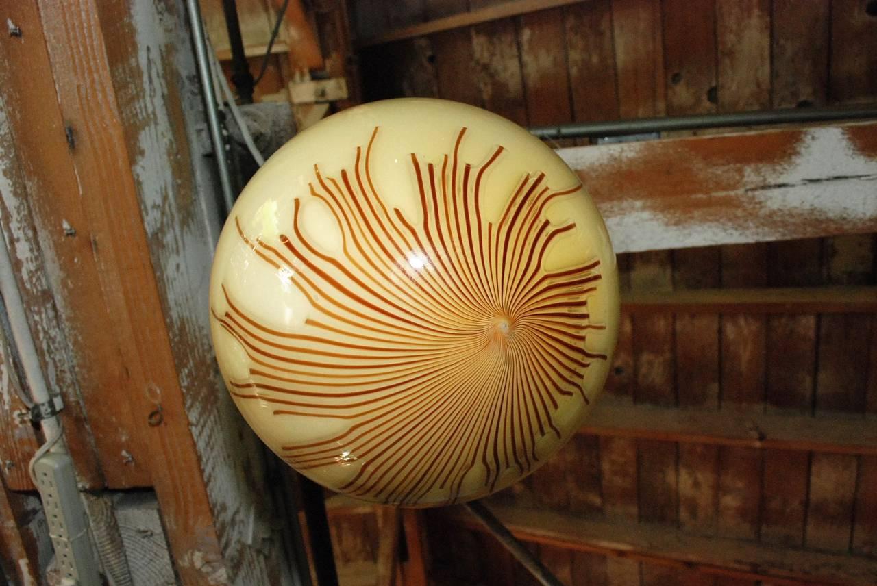 Mid-Century Modern Anemone Pendant by Venini