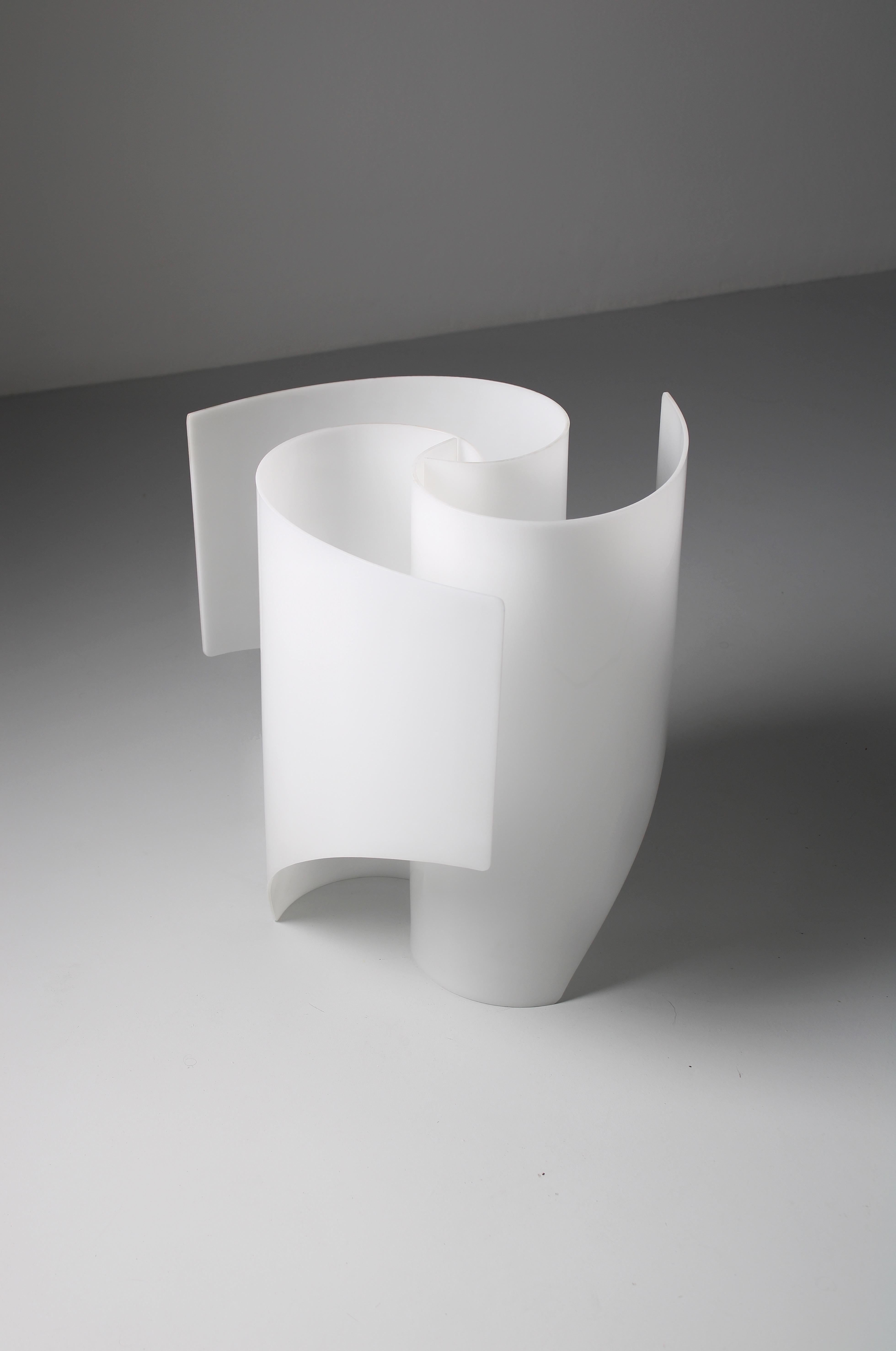 Mid-Century Modern Anemone table lamp by Padova & Bocci for Valenti, 1972 For Sale