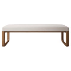 Anemos Bench in Solid Teak Wood by Pendhapa