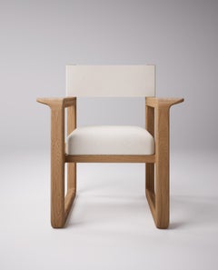 Anemos Dining Chair in Solid Teak Wood by Pendhapa