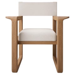 Anemos Dining Chair in Solid Teak Wood by Pendhapa