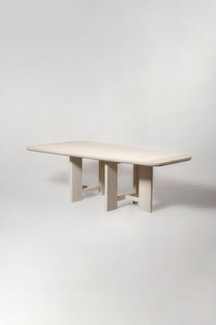 Anemos Large Dining Table in Solid Teak Wood by Pendhapa