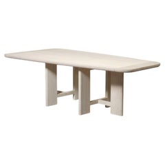 Anemos Large Dining Table in Solid Teak Wood by Pendhapa