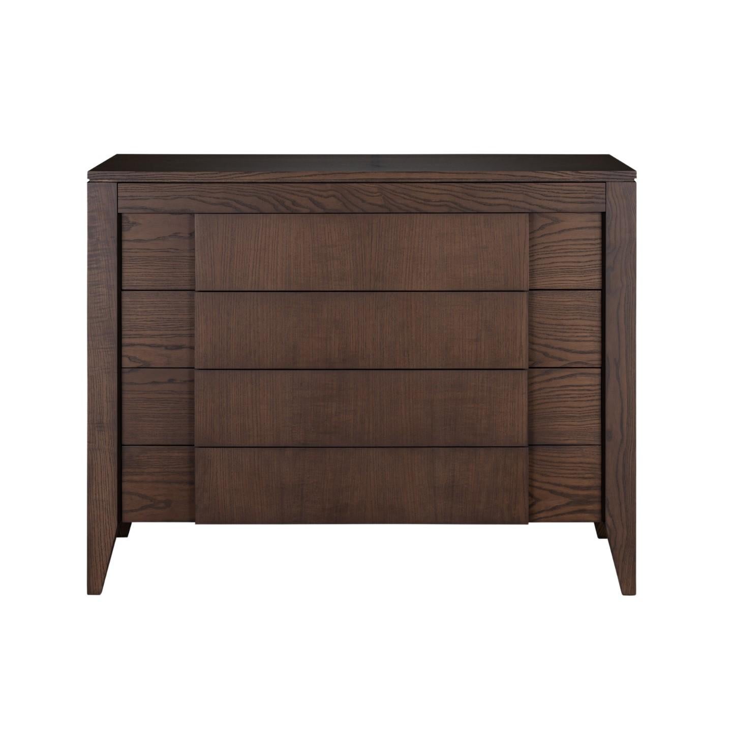 Mid-Century Modern Anerio by Morelato, Chest of Drawers Made of ash Wood For Sale