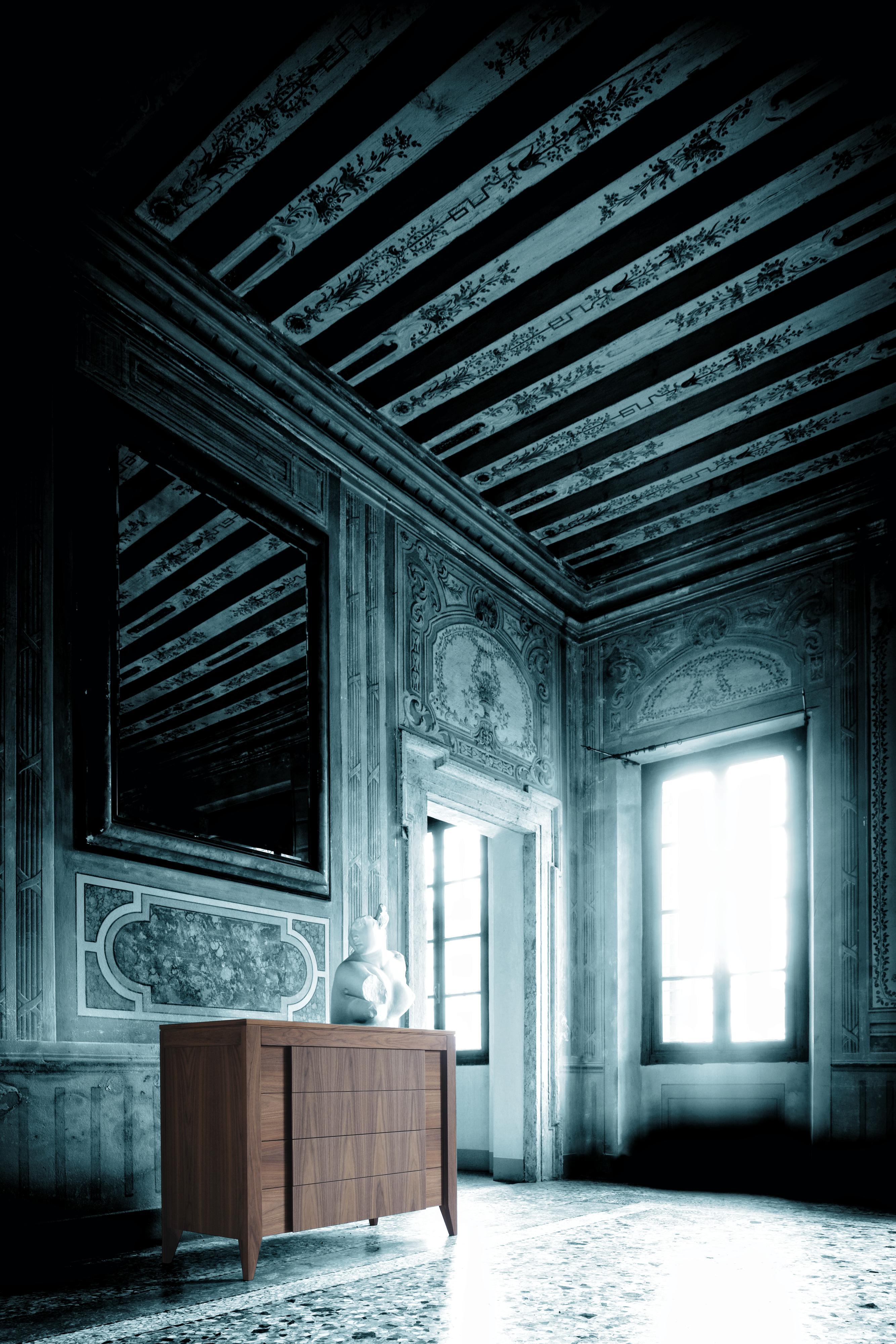 Contemporary Anerio by Morelato, Chest of Drawers Made of ash Wood For Sale