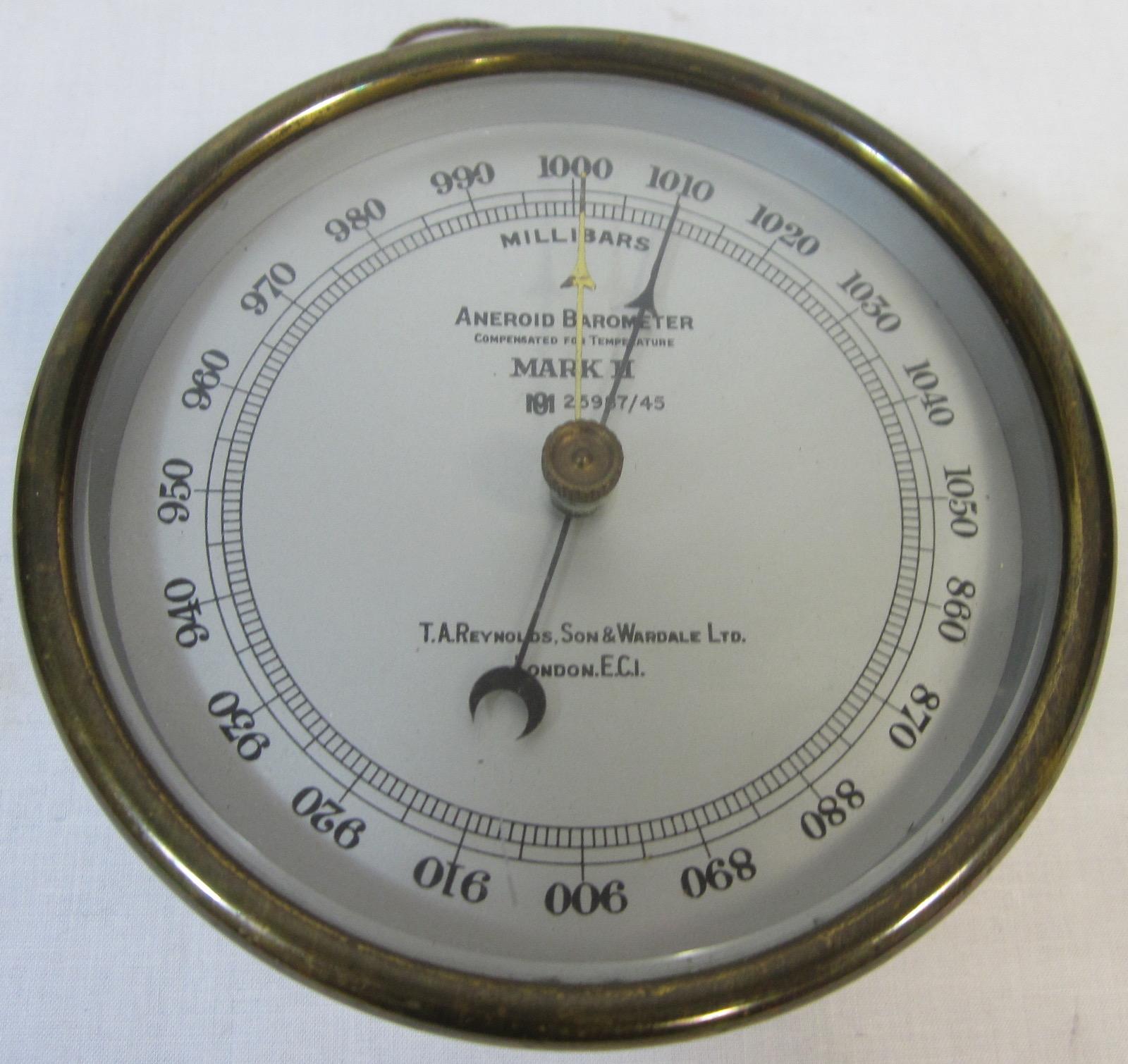 English Aneroid Barometer