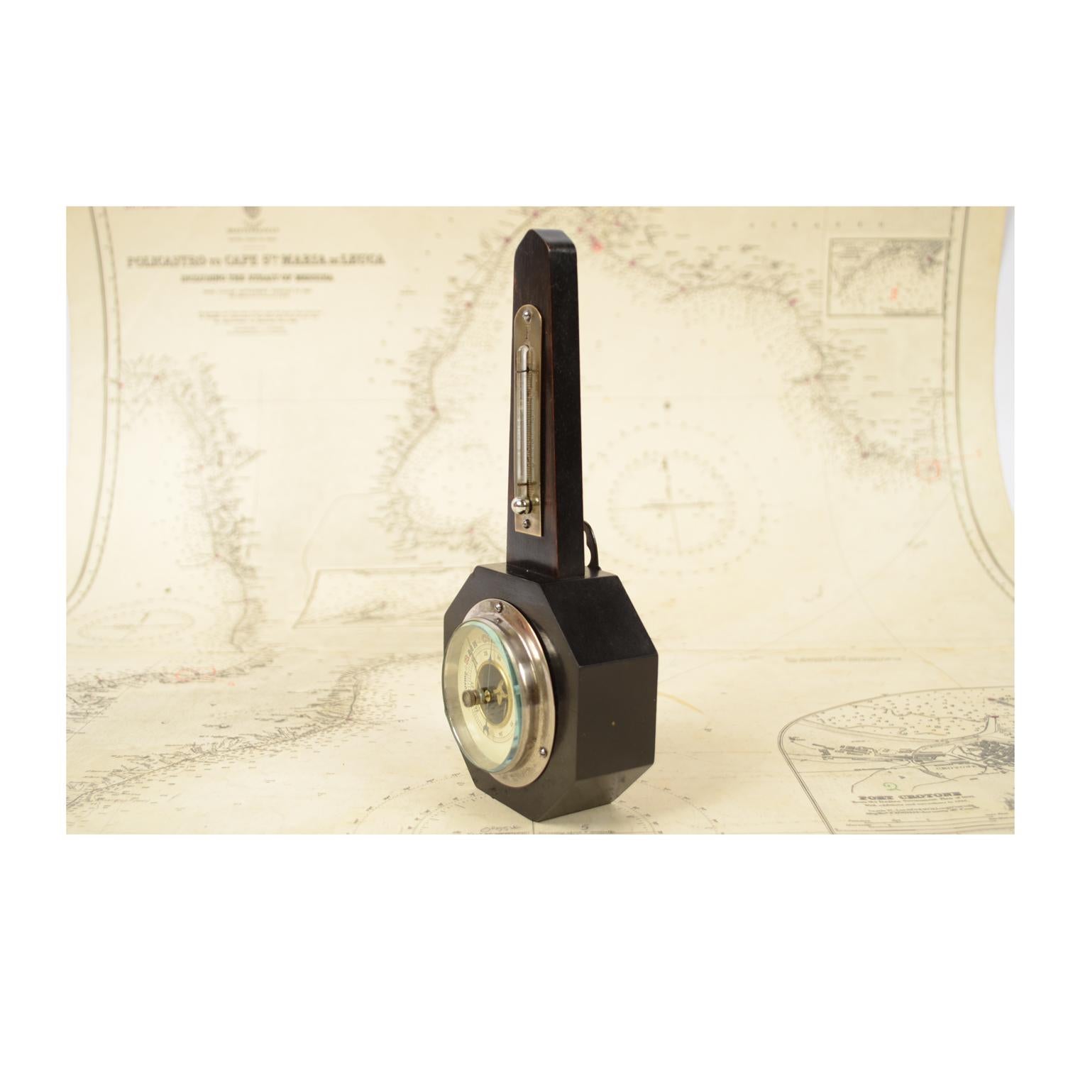 British Aneroid Barometer in the Shape of an Obelisk English manufacture 1900