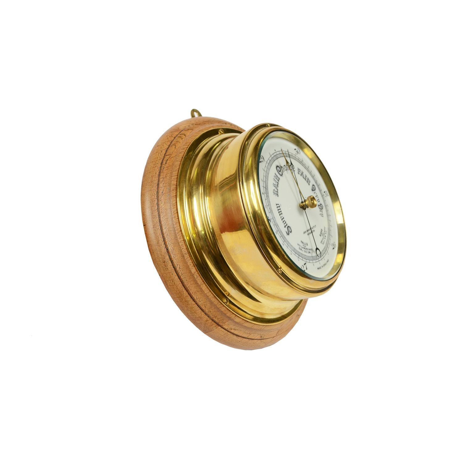 British Aneroid Barometer Made by John Barker & Co in the Early 1900