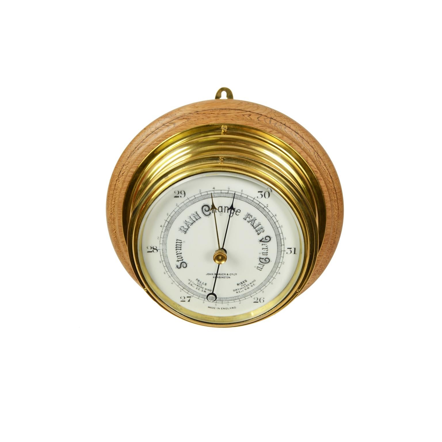 Aneroid Barometer Made by John Barker & Co in the Early 1900 In Good Condition In Milan, IT
